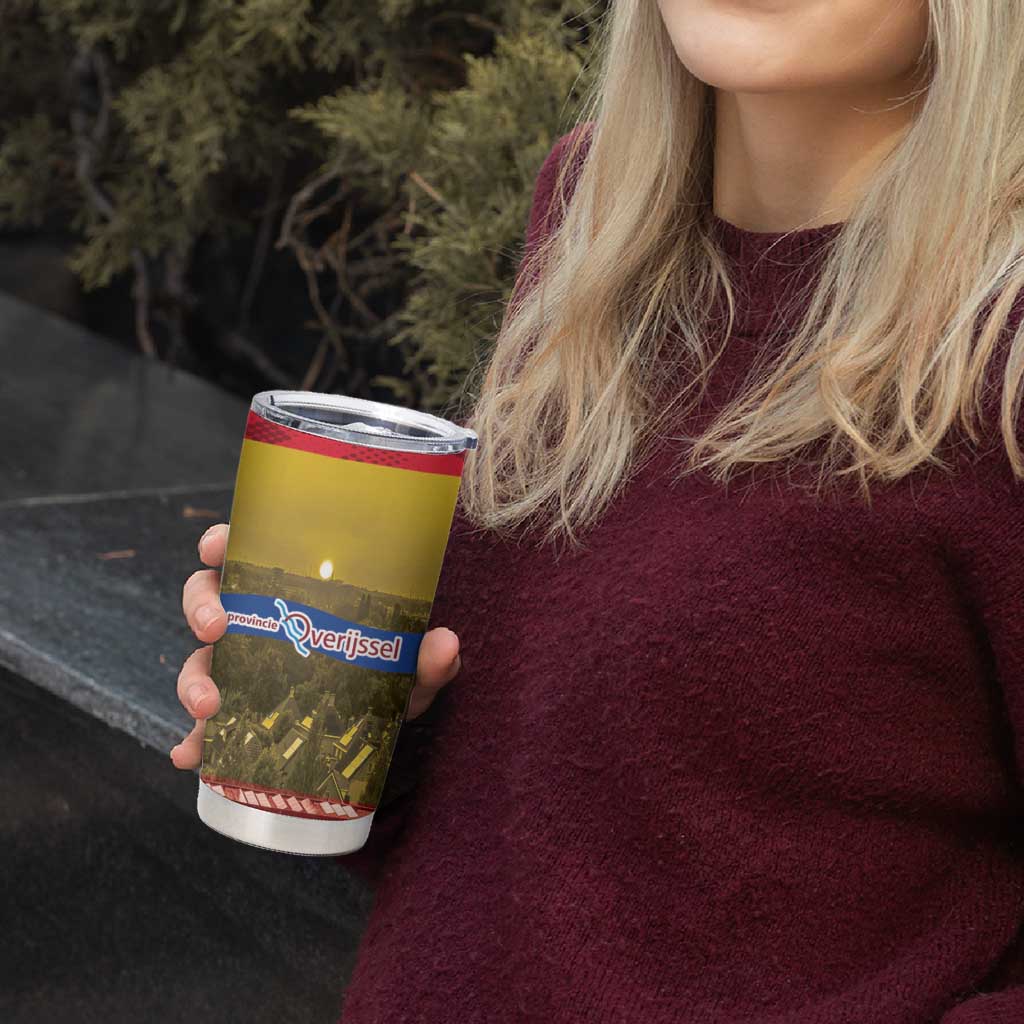 Netherlands Overijssel Province Tumbler Cup Flag Style