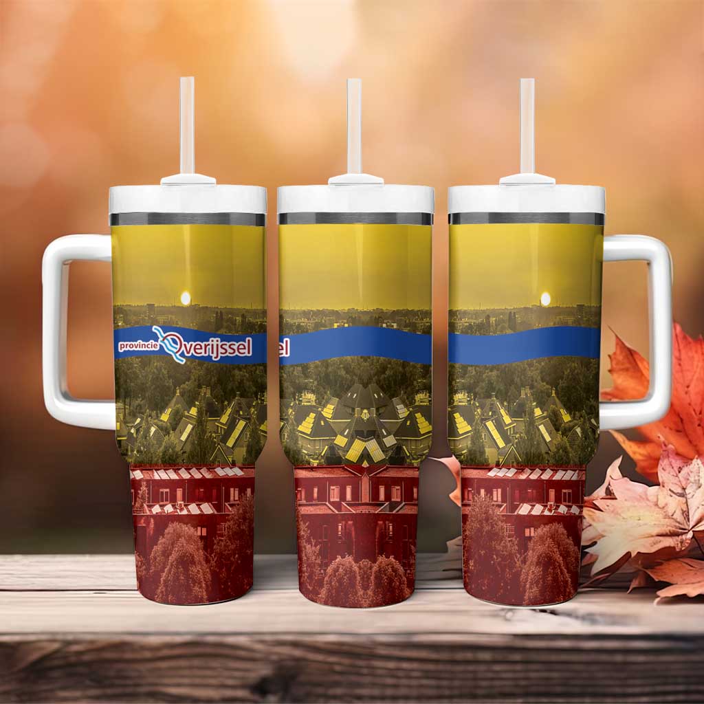 Netherlands Overijssel Province Tumbler With Handle Flag Style