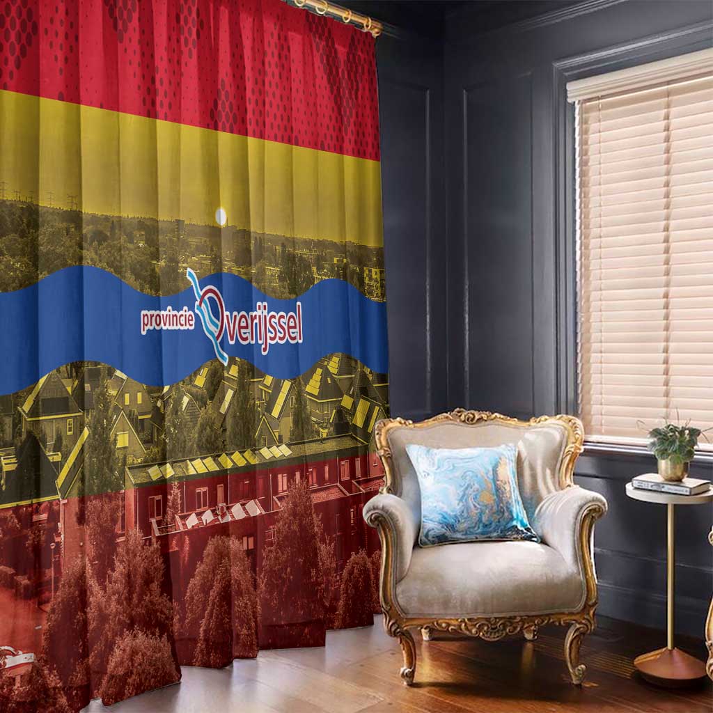 Netherlands Overijssel Province Window Curtain Flag Style