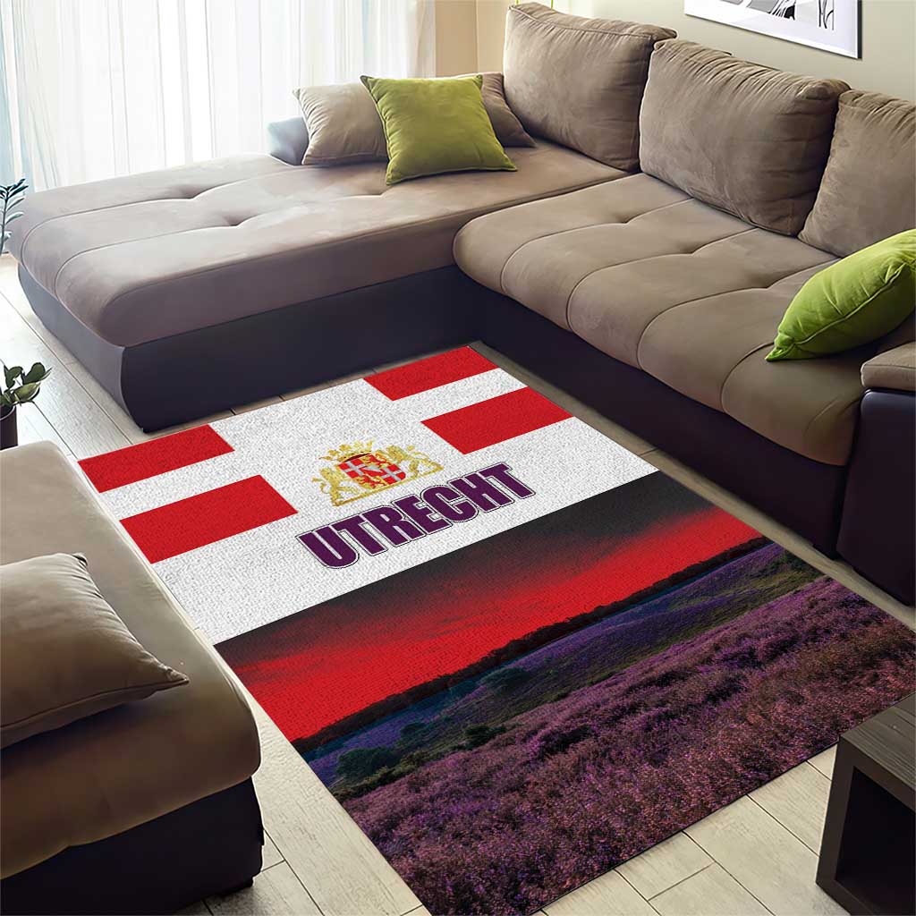 Netherlands Utrecht Province Area Rug Flag Style