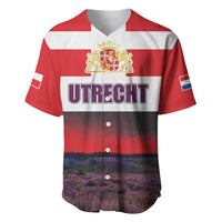 Netherlands Utrecht Province Baseball Jersey Flag Style