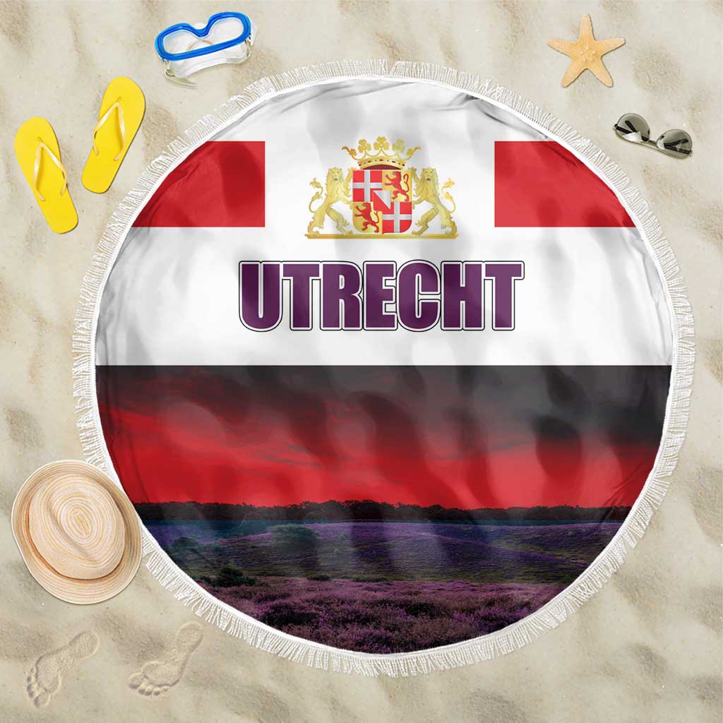 Netherlands Utrecht Province Beach Blanket Flag Style
