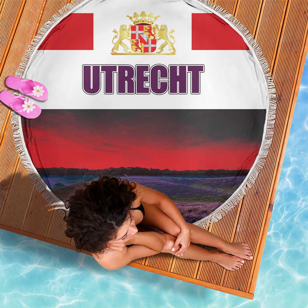 Netherlands Utrecht Province Beach Blanket Flag Style