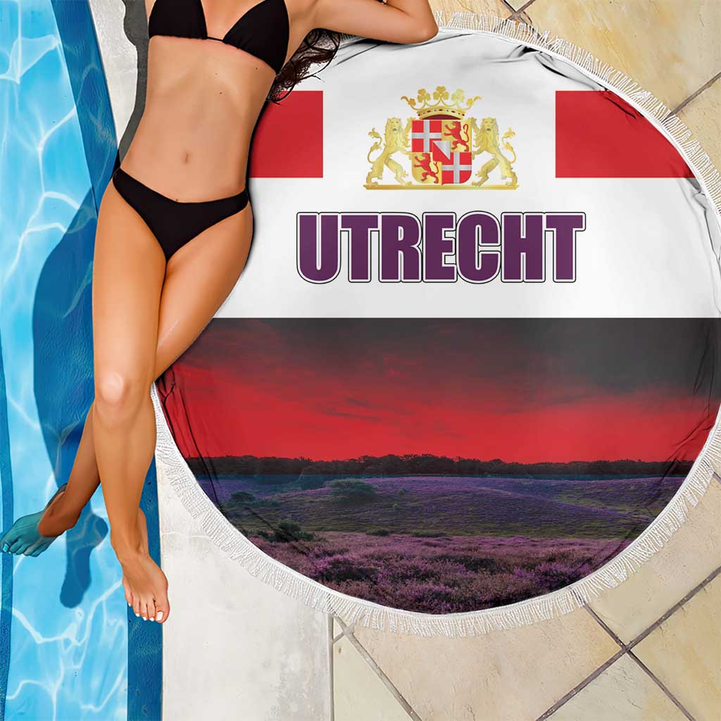 Netherlands Utrecht Province Beach Blanket Flag Style