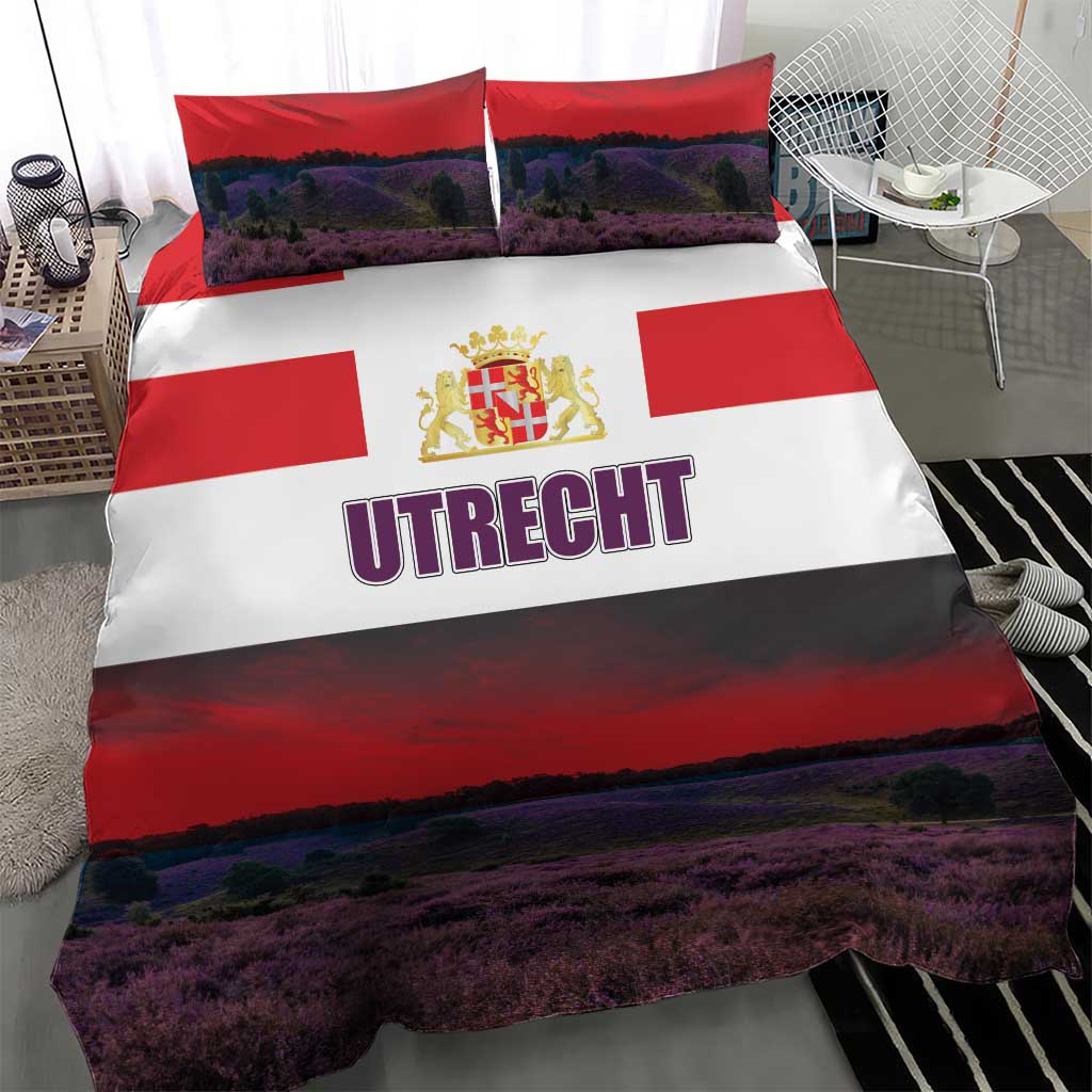 Netherlands Utrecht Province Bedding Set Flag Style
