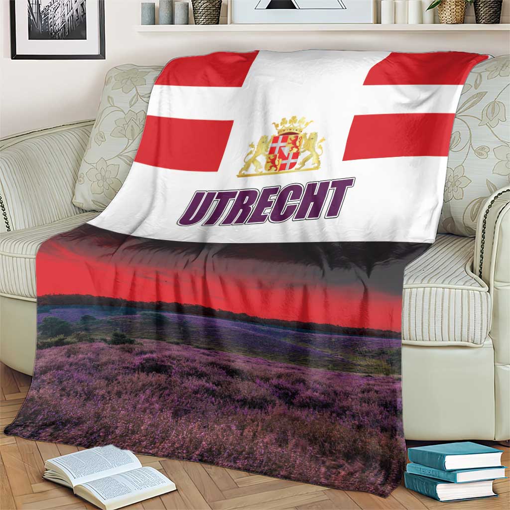 Netherlands Utrecht Province Blanket Flag Style