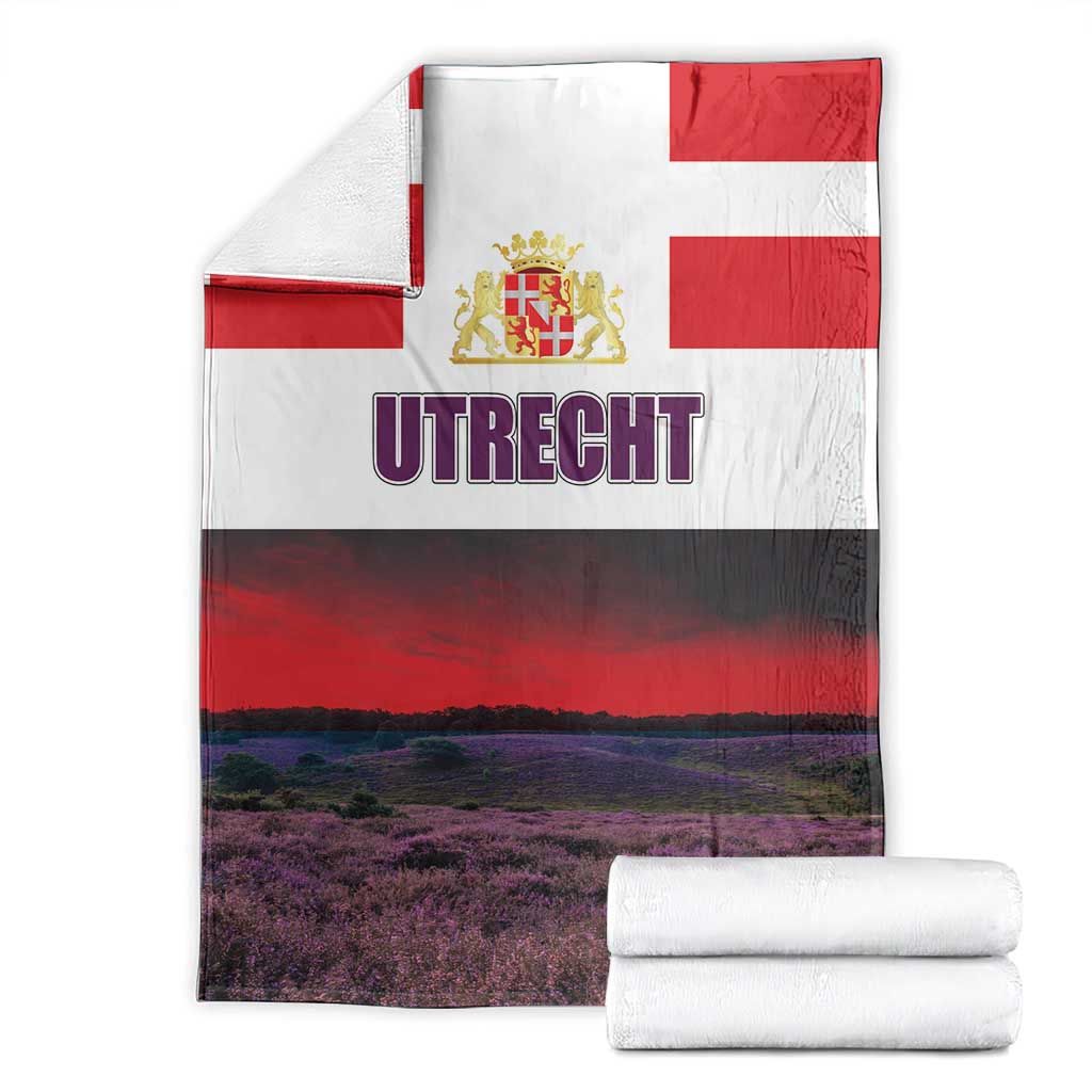 Netherlands Utrecht Province Blanket Flag Style