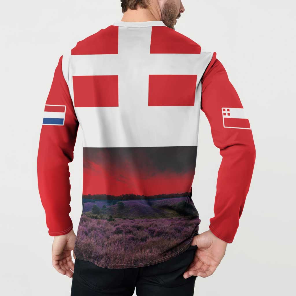 Netherlands Utrecht Province Button Sweatshirt Flag Style