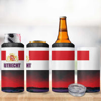 Netherlands Utrecht Province 4 in 1 Can Cooler Tumbler Flag Style