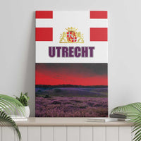 Netherlands Utrecht Province Canvas Wall Art Flag Style