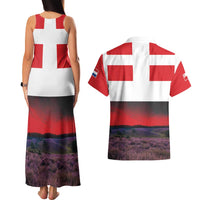 Netherlands Utrecht Province Couples Matching Tank Maxi Dress and Hawaiian Shirt Flag Style