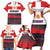 Netherlands Utrecht Province Family Matching Short Sleeve Bodycon Dress and Hawaiian Shirt Flag Style