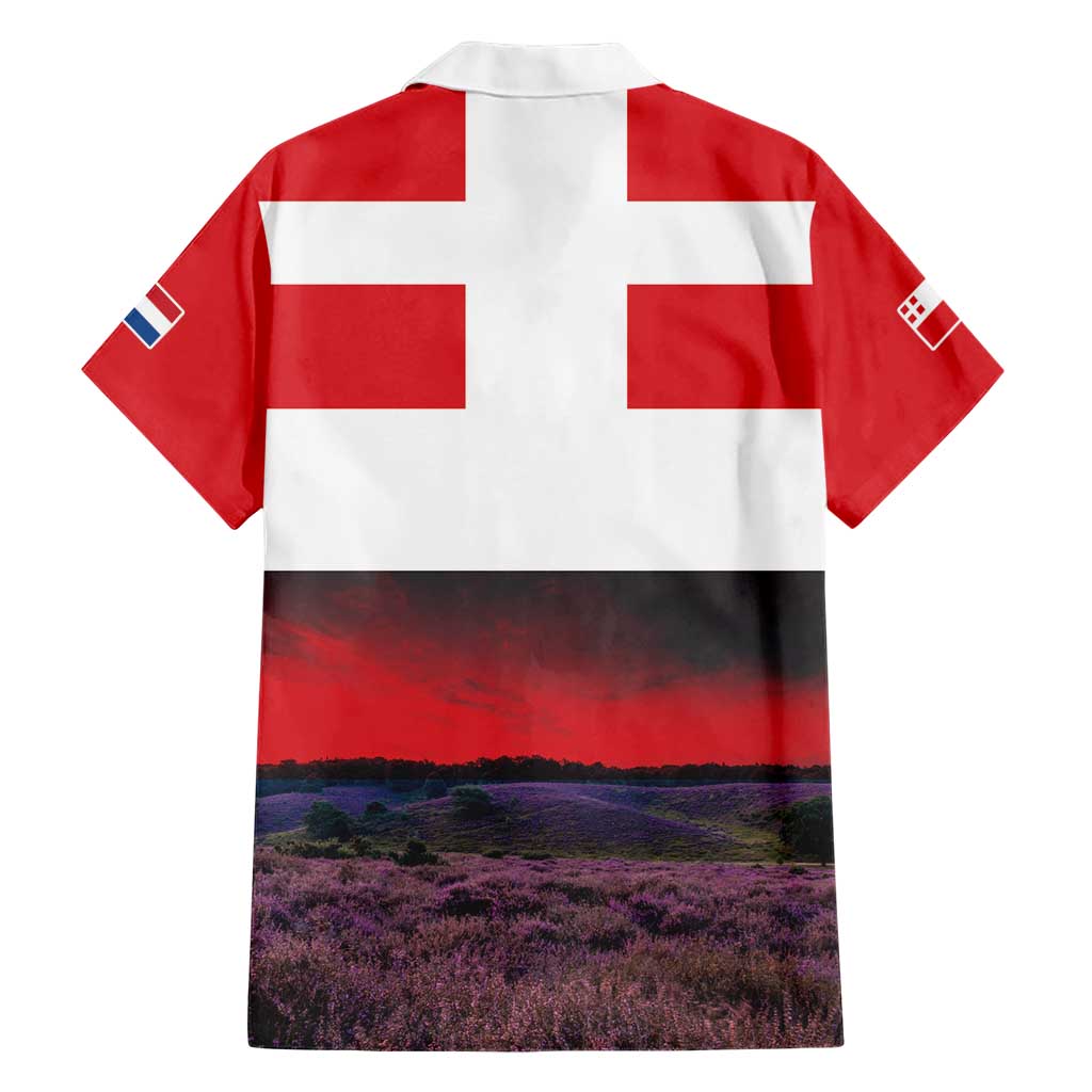 Netherlands Utrecht Province Family Matching Short Sleeve Bodycon Dress and Hawaiian Shirt Flag Style