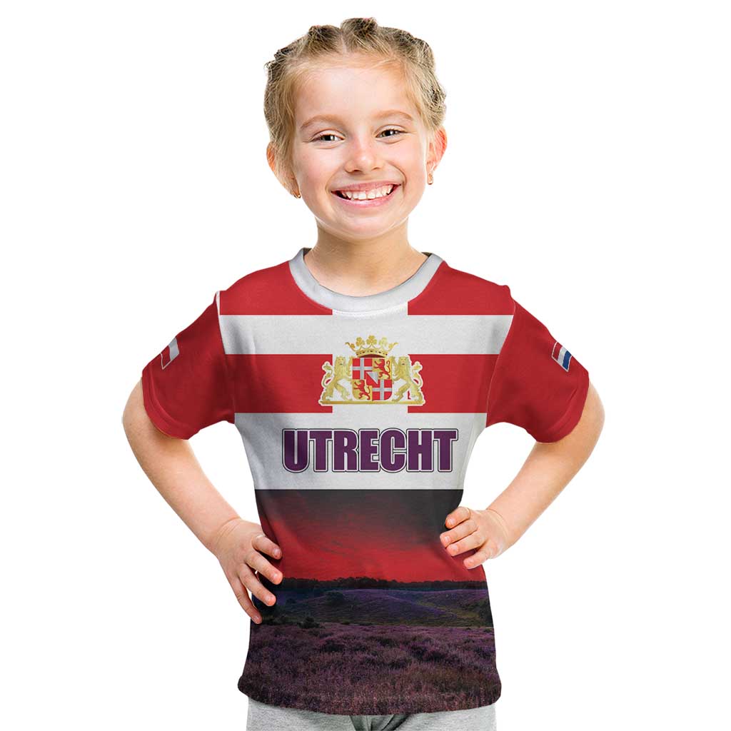 Netherlands Utrecht Province Kid T Shirt Flag Style