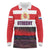 Netherlands Utrecht Province Long Sleeve Polo Shirt Flag Style