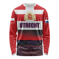 Netherlands Utrecht Province Long Sleeve Shirt Flag Style
