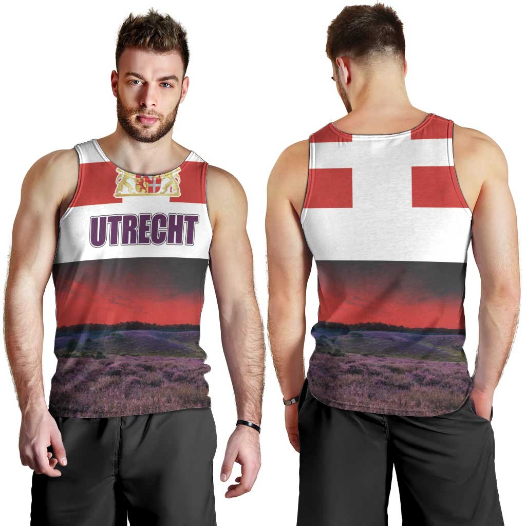 Netherlands Utrecht Province Men Tank Top Flag Style