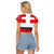 Netherlands Utrecht Province Raglan Cropped T Shirt Flag Style