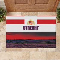 Netherlands Utrecht Province Rubber Doormat Flag Style
