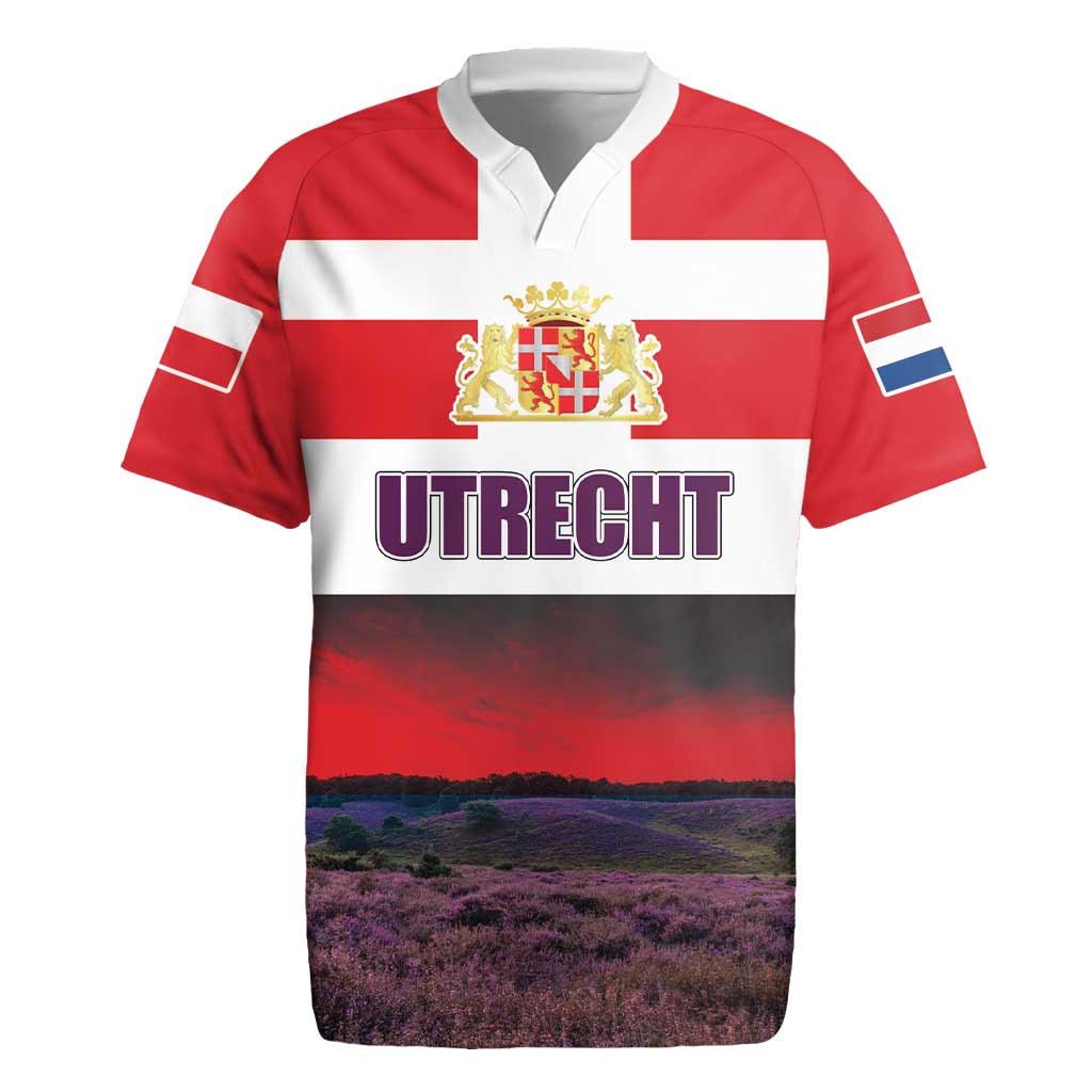 Netherlands Utrecht Province Rugby Jersey Flag Style