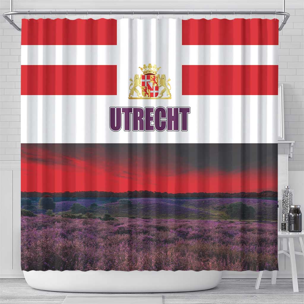 Netherlands Utrecht Province Shower Curtain Flag Style