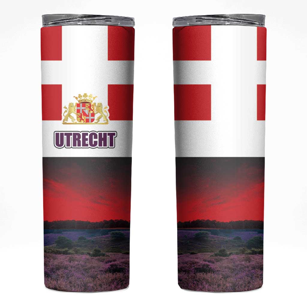 Netherlands Utrecht Province Skinny Tumbler Flag Style