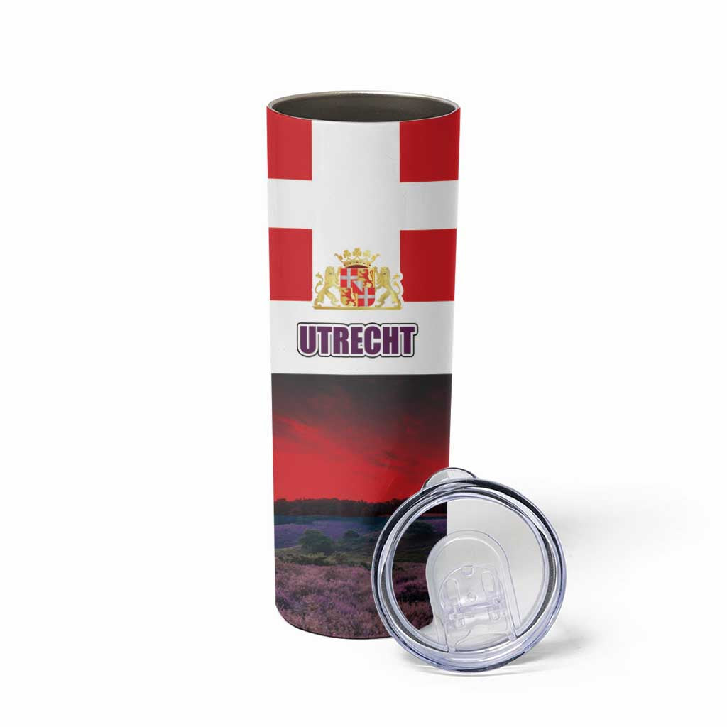 Netherlands Utrecht Province Skinny Tumbler Flag Style