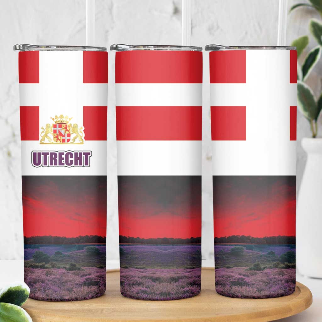 Netherlands Utrecht Province Skinny Tumbler Flag Style