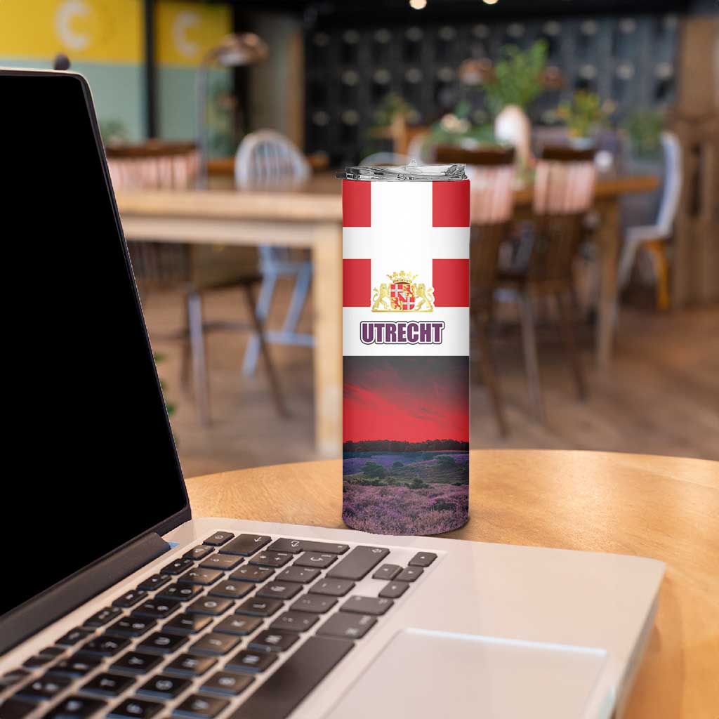 Netherlands Utrecht Province Skinny Tumbler Flag Style