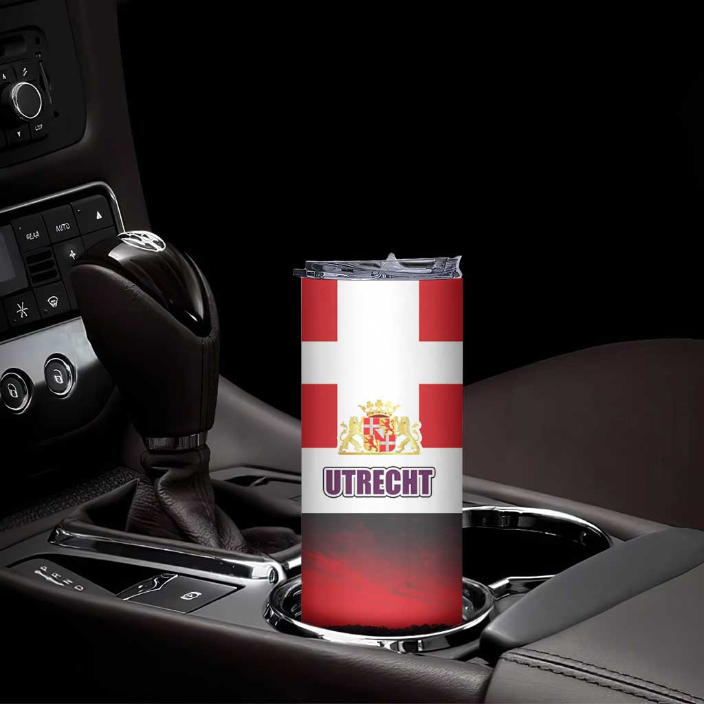 Netherlands Utrecht Province Skinny Tumbler Flag Style