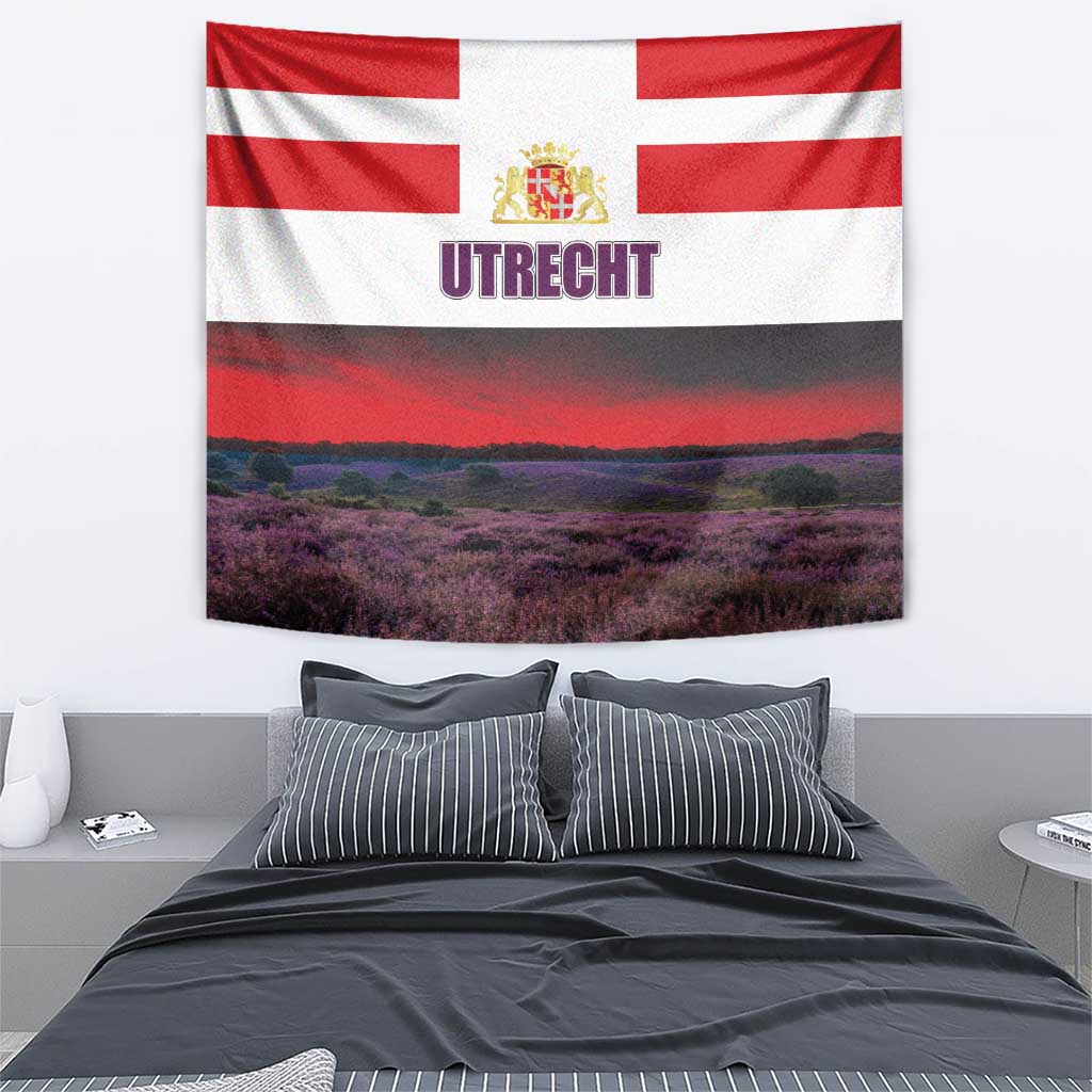 Netherlands Utrecht Province Tapestry Flag Style