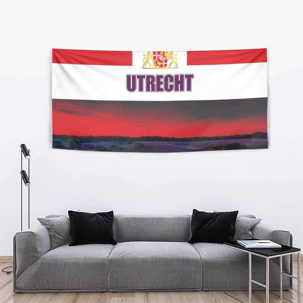 Netherlands Utrecht Province Tapestry Flag Style