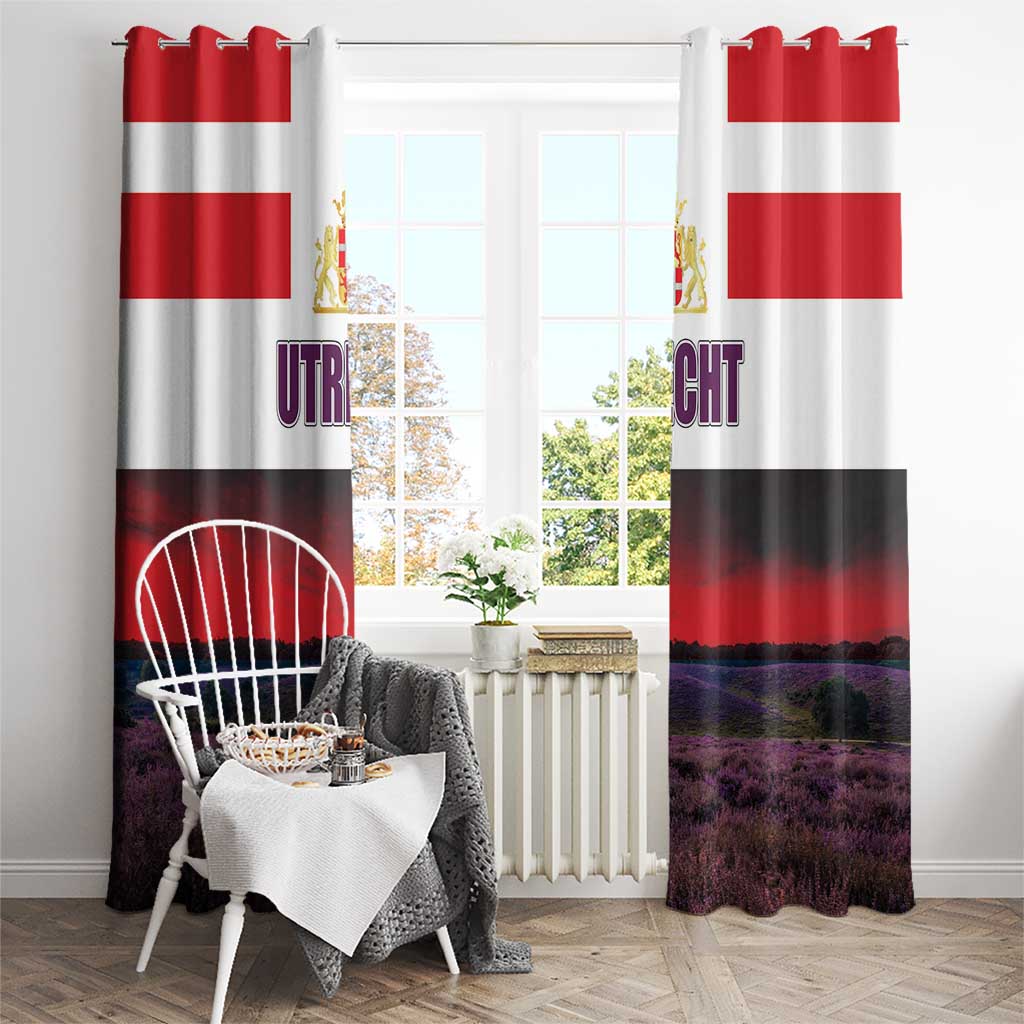Netherlands Utrecht Province Window Curtain Flag Style