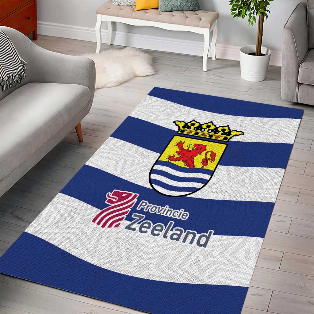 Netherlands Zeeland Province Area Rug Flag Style