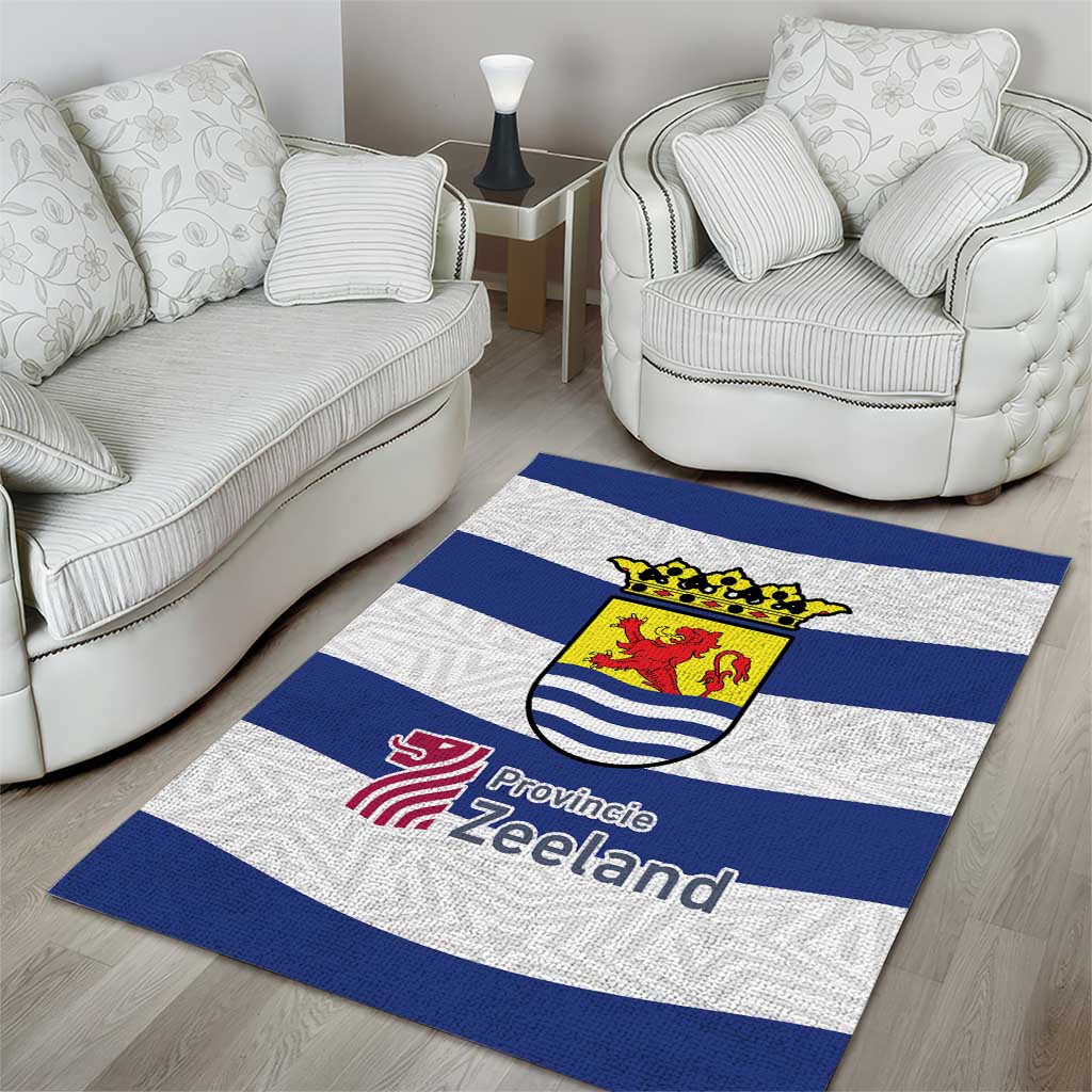 Netherlands Zeeland Province Area Rug Flag Style