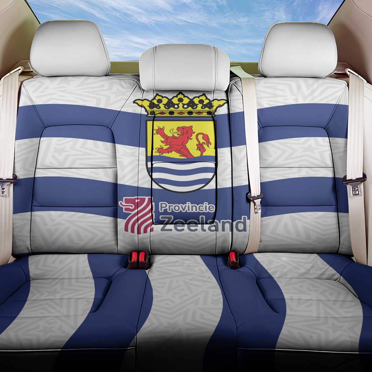 Netherlands Zeeland Province Back Car Seat Cover Flag Style