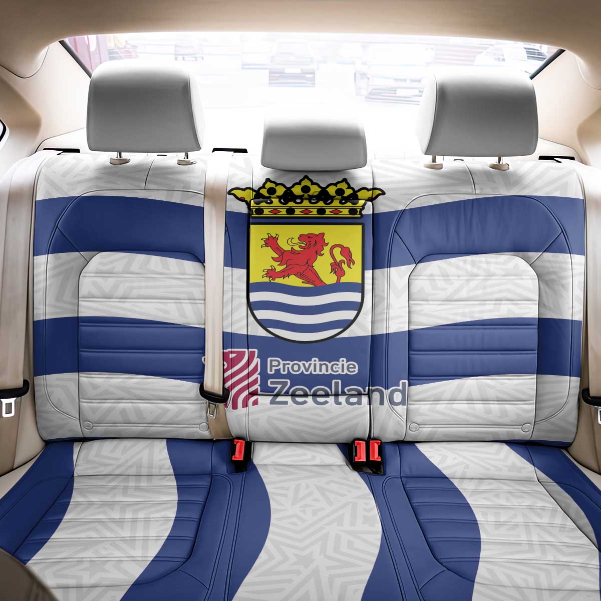 Netherlands Zeeland Province Back Car Seat Cover Flag Style
