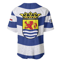 Netherlands Zeeland Province Baseball Jersey Flag Style