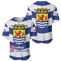 Netherlands Zeeland Province Baseball Jersey Flag Style