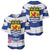 Netherlands Zeeland Province Baseball Jersey Flag Style
