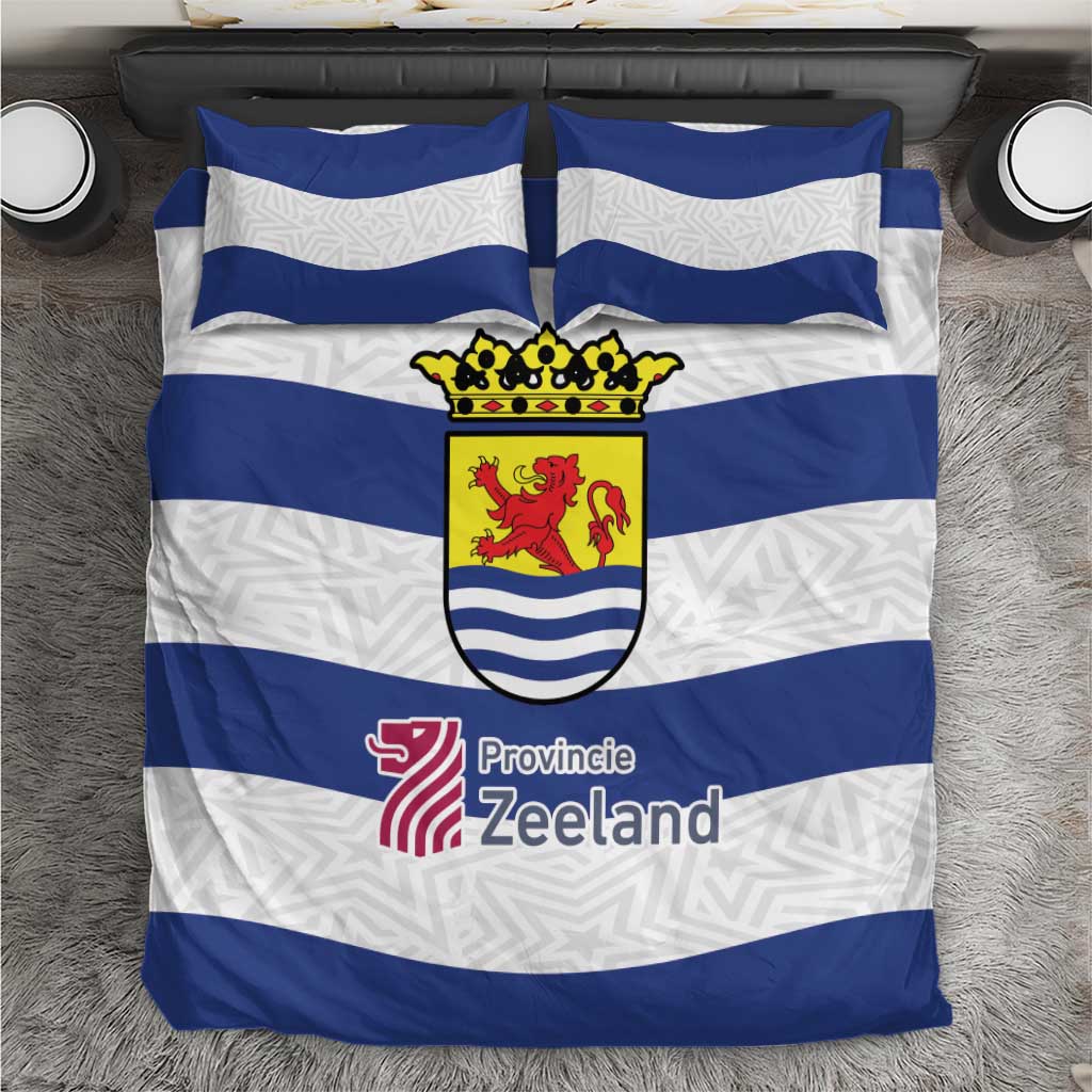 Netherlands Zeeland Province Bedding Set Flag Style