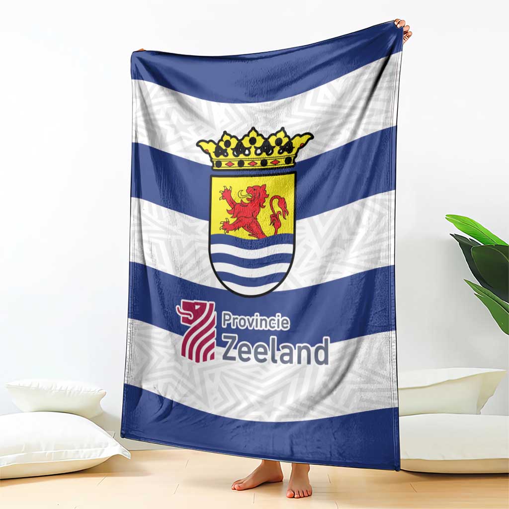 Netherlands Zeeland Province Blanket Flag Style