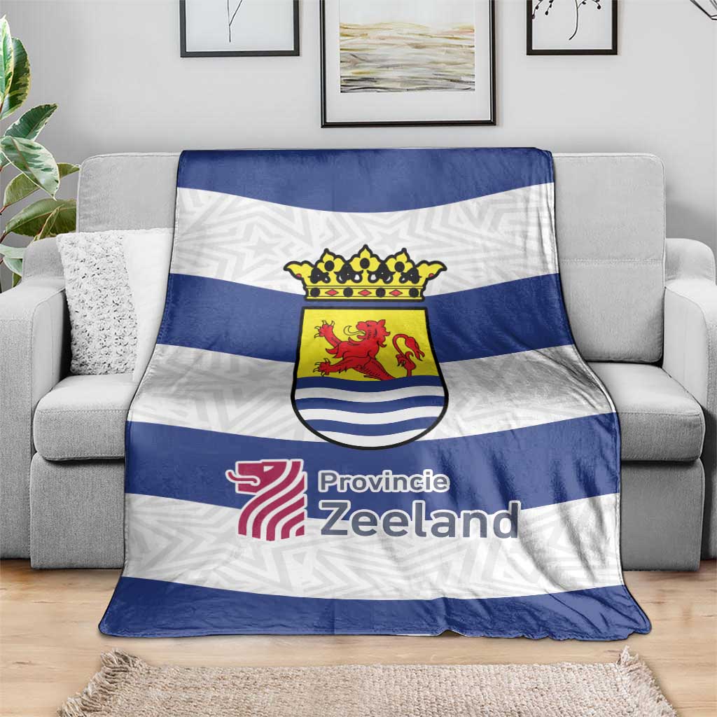 Netherlands Zeeland Province Blanket Flag Style