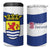 Netherlands Zeeland Province 4 in 1 Can Cooler Tumbler Flag Style