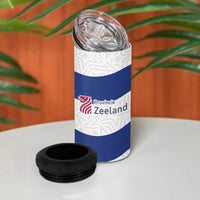 Netherlands Zeeland Province 4 in 1 Can Cooler Tumbler Flag Style
