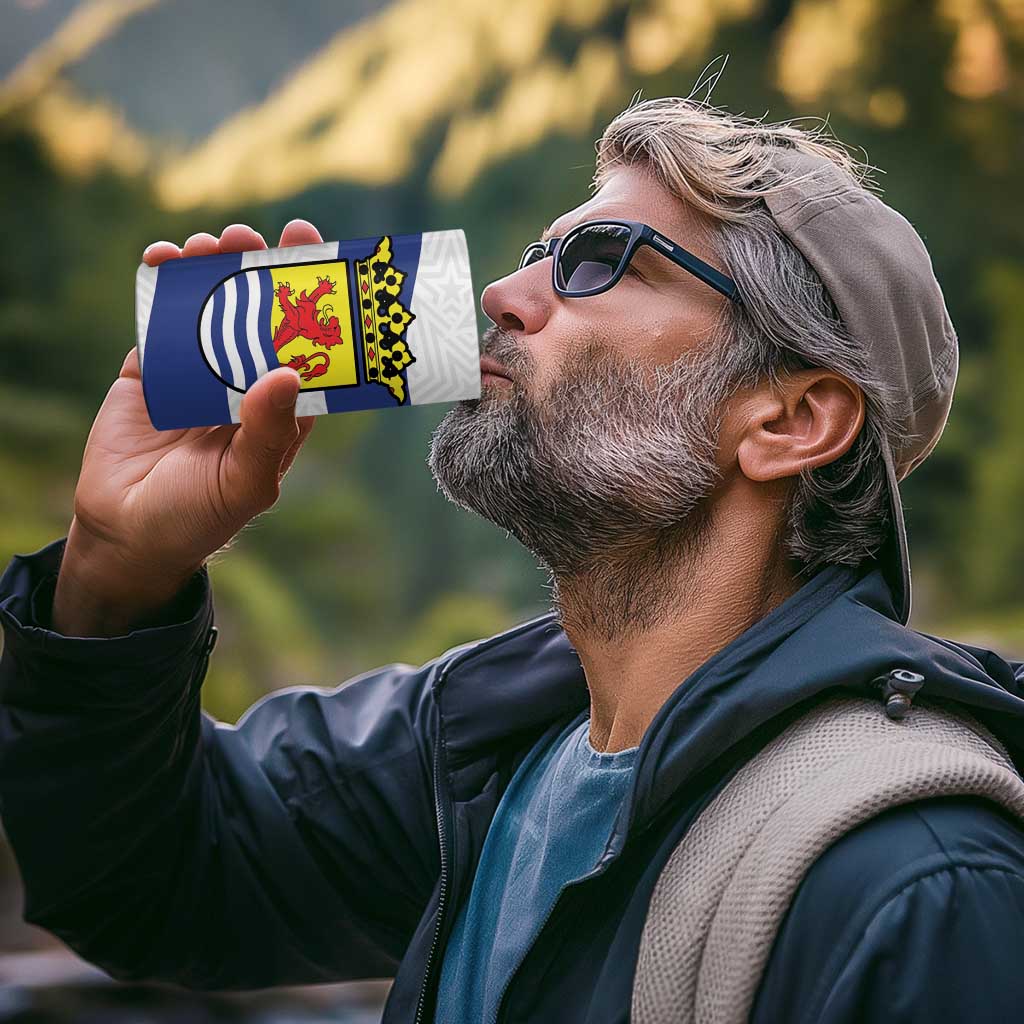 Netherlands Zeeland Province 4 in 1 Can Cooler Tumbler Flag Style