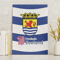 Netherlands Zeeland Province Canvas Wall Art Flag Style