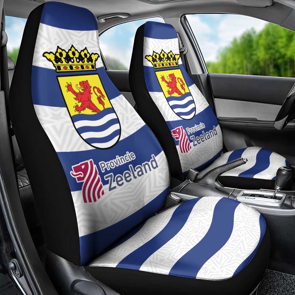 Netherlands Zeeland Province Car Seat Cover Flag Style