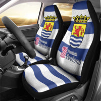 Netherlands Zeeland Province Car Seat Cover Flag Style