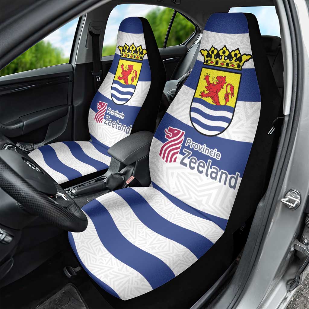 Netherlands Zeeland Province Car Seat Cover Flag Style
